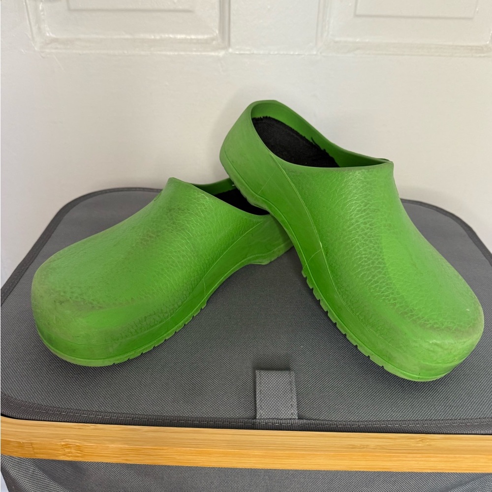 Green Super-Birki Clogs